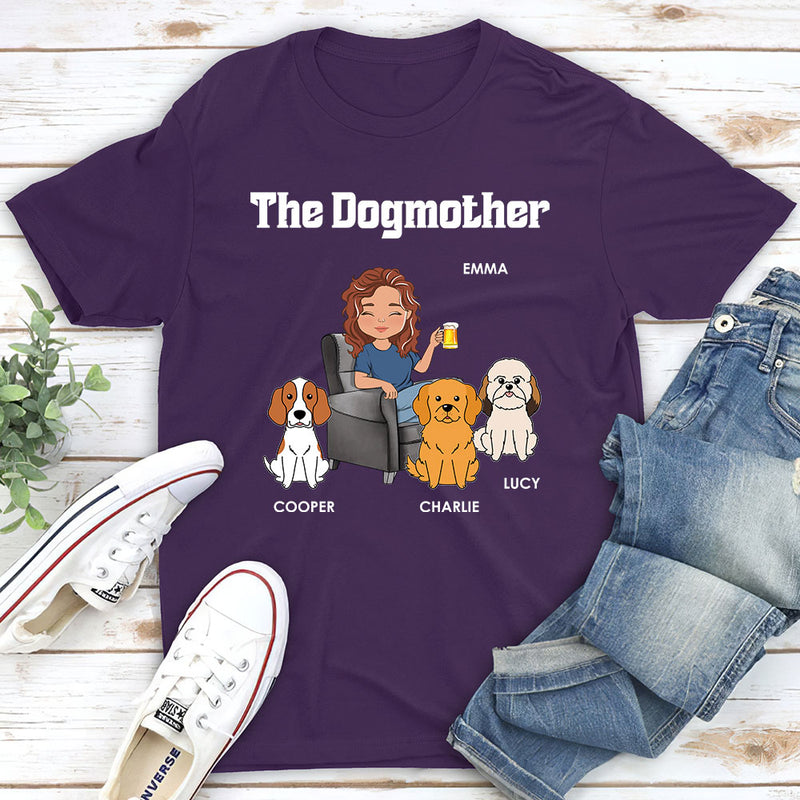 The Cartoon Dog Parents - Personalized Custom Unisex T-shirt