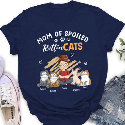 Spoiled Cats Funny - Personalized Custom Women's T-shirt