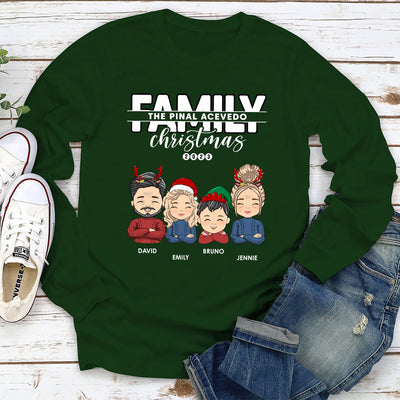 2023 Family - Personalized Custom Long Sleeve T-shirt