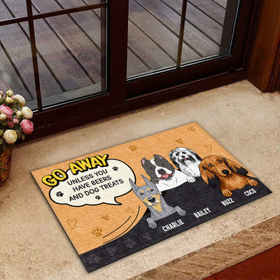 Go Away Unless You - Personalized Custom Doormat