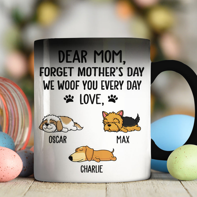 Woof You Dad- Personalized Custom Color Changing Mug