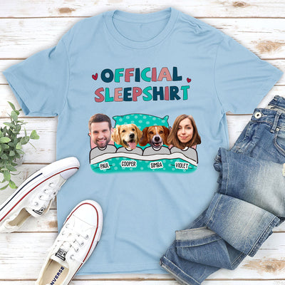 Sleepshirt Photo - Personalized Custom Unisex T-shirt