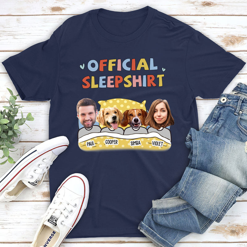 Sleepshirt Photo - Personalized Custom Unisex T-shirt