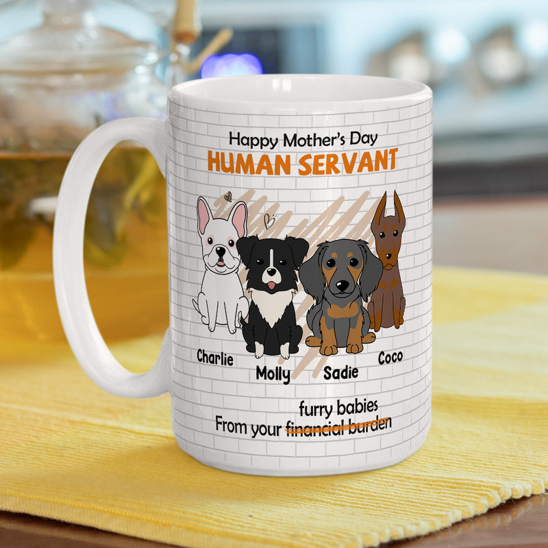 From Your Furry Baby Dog - Personalized Custom Coffee Mug