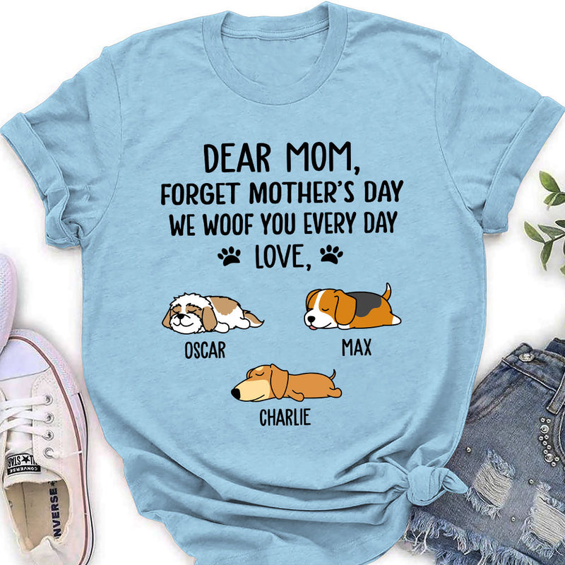 Woof My Mom - Personalized Custom Women&