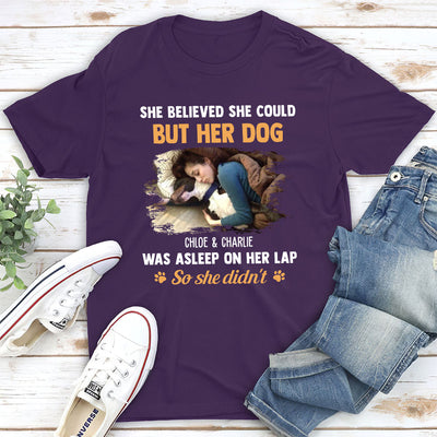 She Believed She Could Photo - Personalized Custom Unisex T-shirt