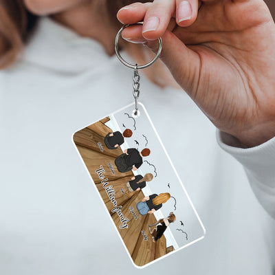 Whole Family Together - Personalized Custom Acrylic Keychain