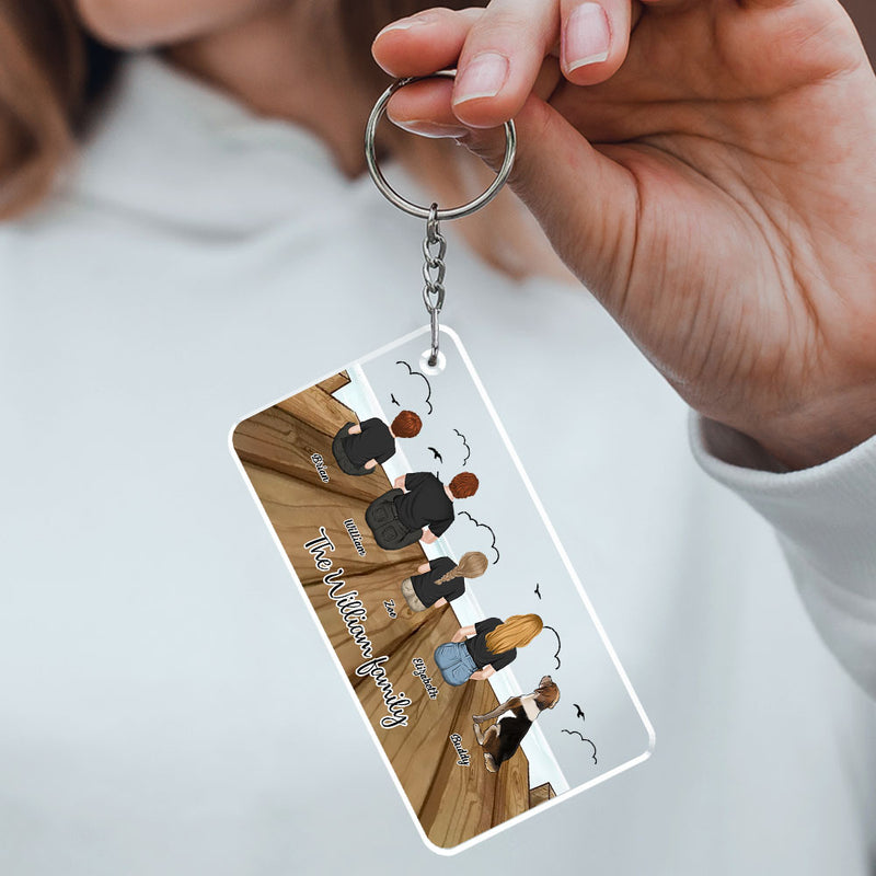 Whole Family Together - Personalized Custom Acrylic Keychain