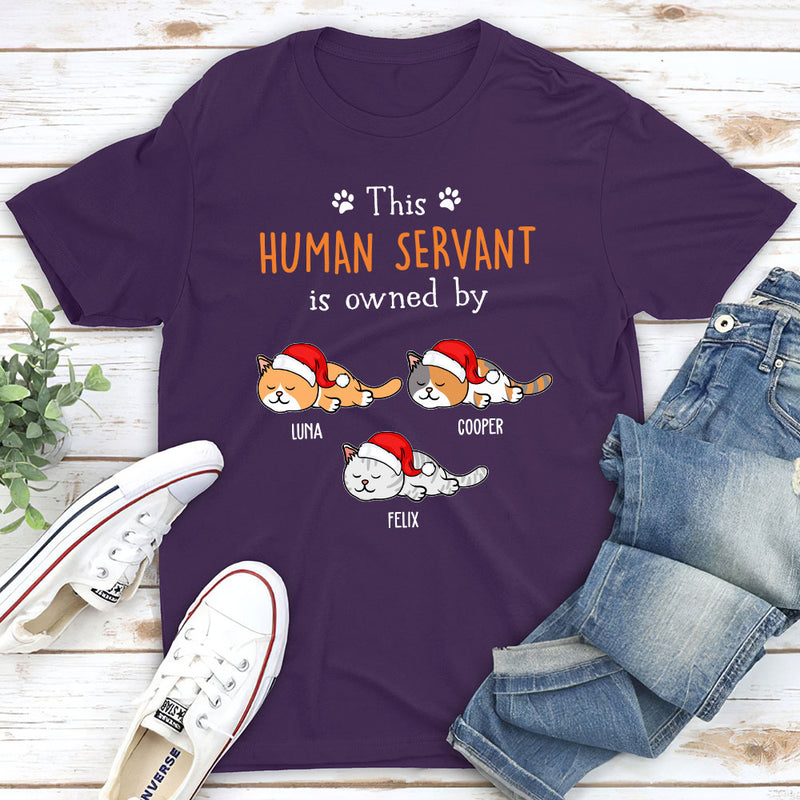 Servant Owned By - Personalized Custom Unisex T-shirt