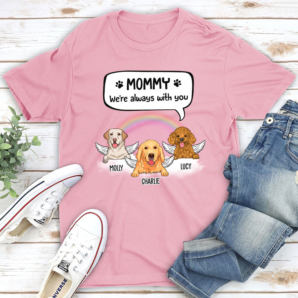 I'm Always With You Personalized Dog Parents Custom Unisex T-Shirt