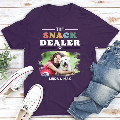Pets Snack Dealer Photo - Personalized Custom Unisex T-shirt