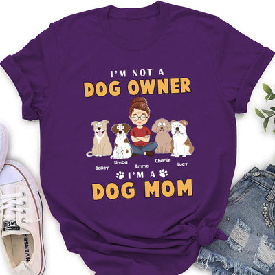 Dog Mom Funny - Personalized Custom Women's T-shirt