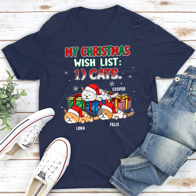 Christmas Wish List - Personalized Custom Unisex T-shirt