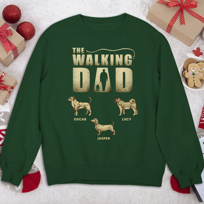 Walking Dad Vintage - Personalized Custom Sweatshirt