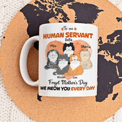 Meow You Every Day - Personalized Custom Coffee Mug