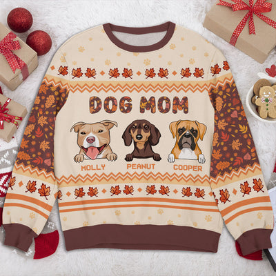 Best Dog Cat Mom - Personalized Custom All-Over-Print Sweatshirt