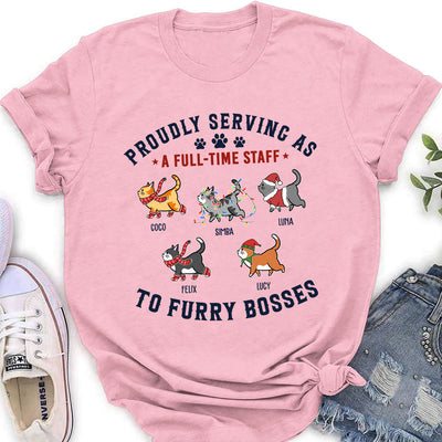 My Furry Boss - Personalized Custom Women's T-shirt