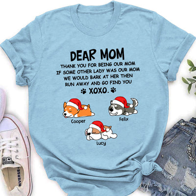 Dear Xoxo Sleeping - Personalized Custom Women's T-shirt