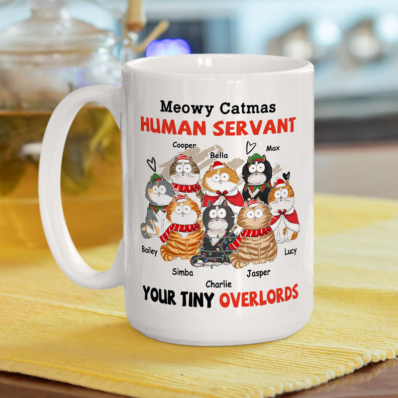 Meowy Catmas Servant - Personalized Custom Coffee Mug