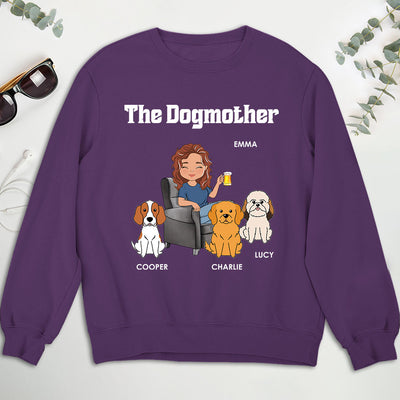 The Cartoon Dog Parents - Personalized Custom Sweatshirt