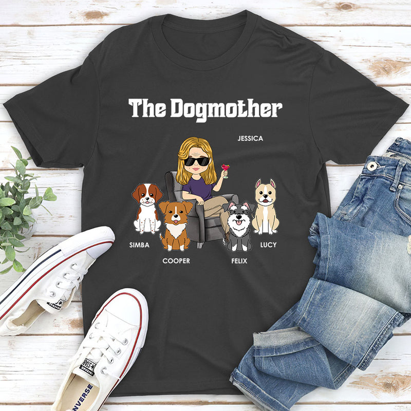 The Cartoon Dog Parents - Personalized Custom Unisex T-shirt