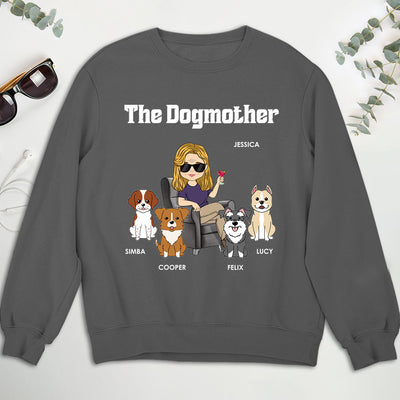 The Cartoon Dog Parents - Personalized Custom Sweatshirt