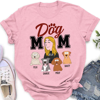 Mom Dad Cartoon - Personalized Custom Women's T-shirt