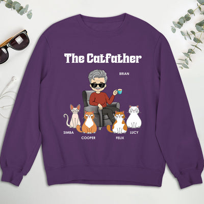 The Catfather - Personalized Custom Sweatshirt