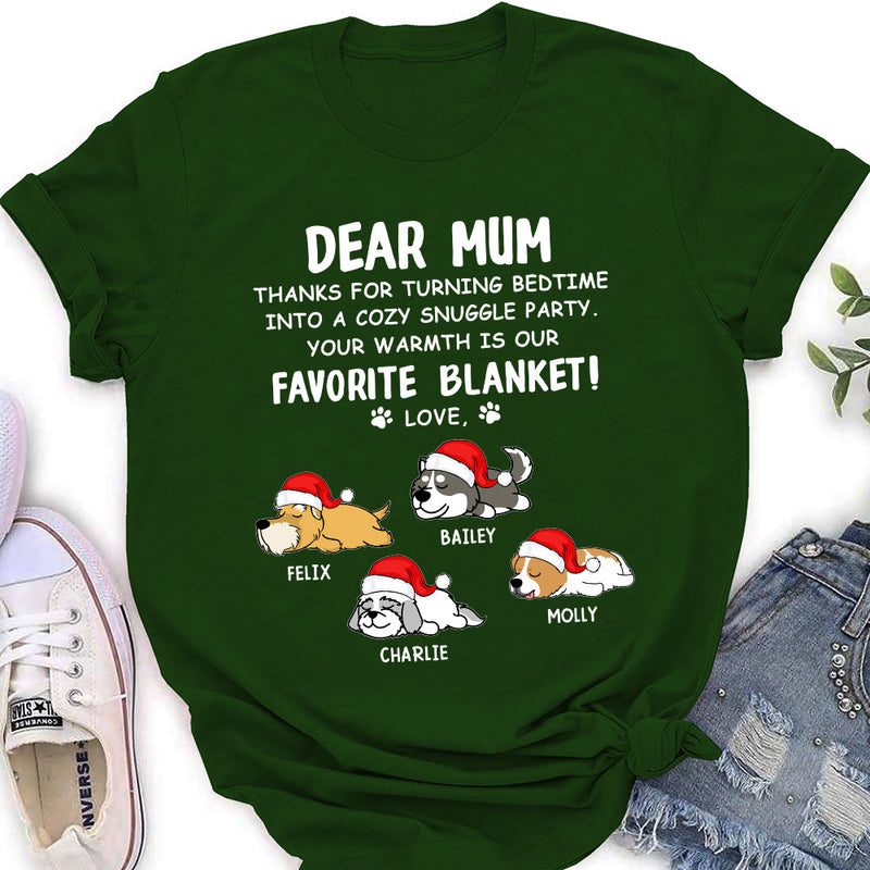 Thanks For Snuggle Party - Personalized Custom Women&