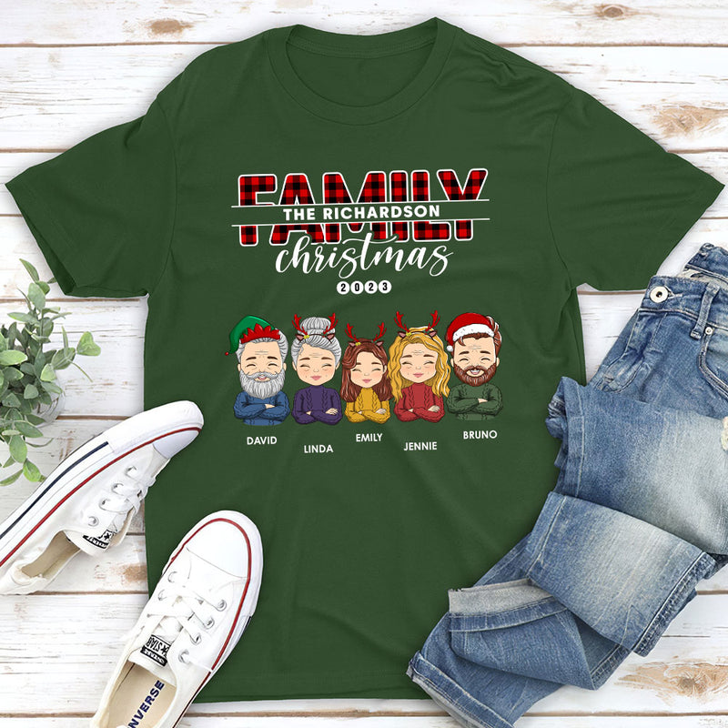 2023 Family - Personalized Custom Unisex T-shirt