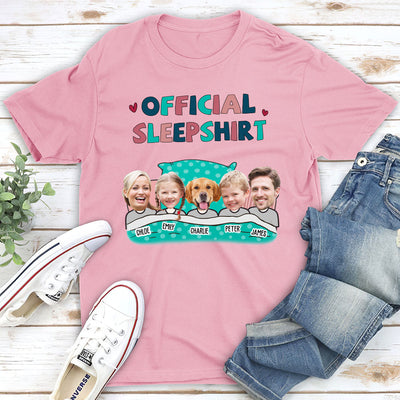 Sleepshirt Photo - Personalized Custom Unisex T-shirt