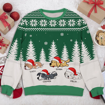 Christmas Dot Pet - Personalized Custom All-Over-Print Sweatshirt