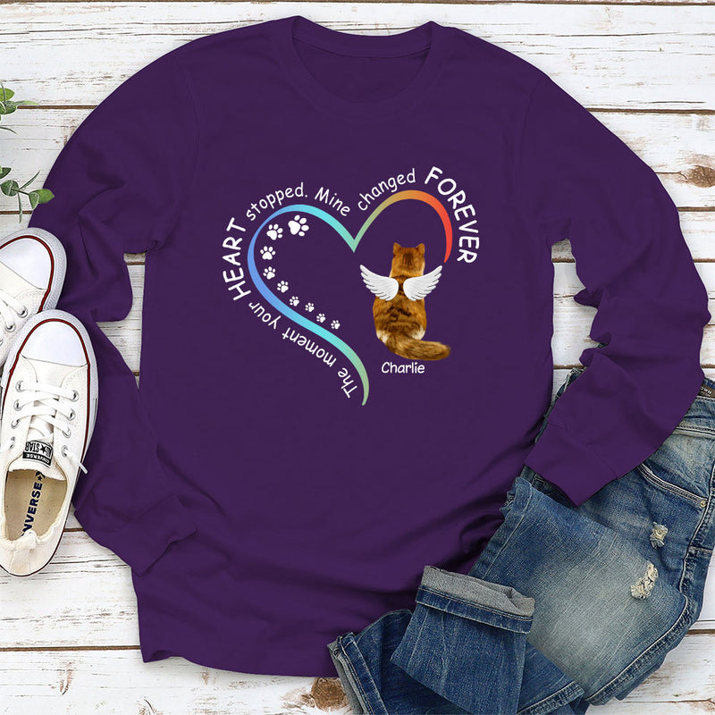 My Heart Changed Forever 2 - Personalized Custom Long Sleeve T-shirt