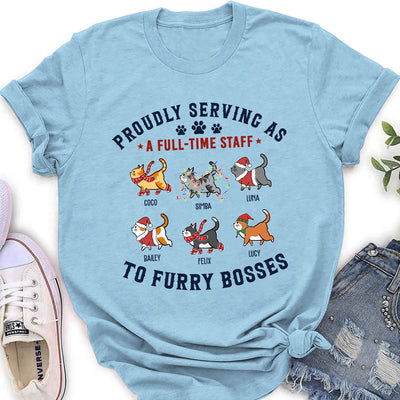 My Furry Boss - Personalized Custom Women's T-shirt