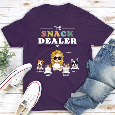 Pets Snack Dealer - Personalized Custom Unisex T-shirt