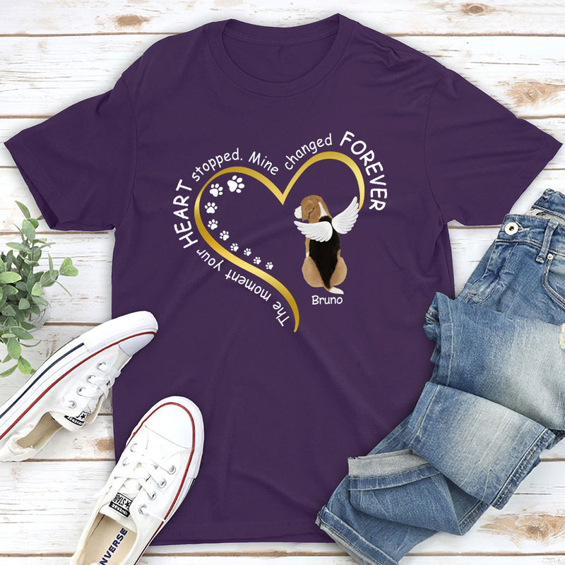 My Heart Changed Forever - Personalized Custom Unisex T-shirt