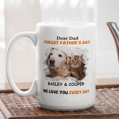 We Love You Every Day - Personalized Custom Coffee Mug