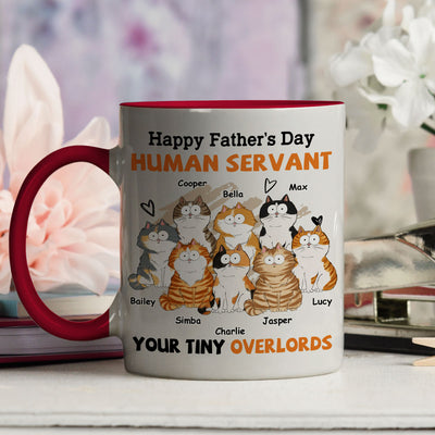 Your Tiny Overlord - Personalized Custom Accent Mug