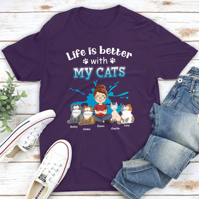 Life Is Better Funny - Personalized Custom Unisex T-shirt