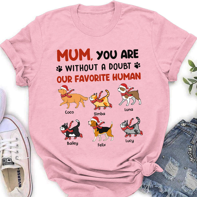 Favorite Dad Mom No Doubt - Personalized Custom Women&