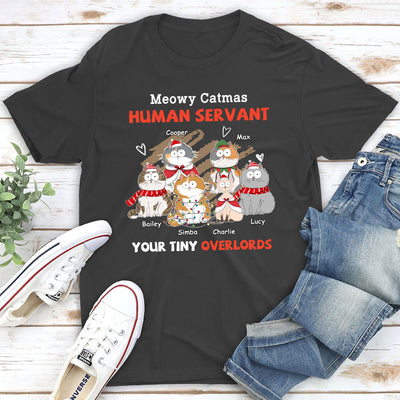 Meowy Catmas Servant - Personalized Custom Unisex T-shirt