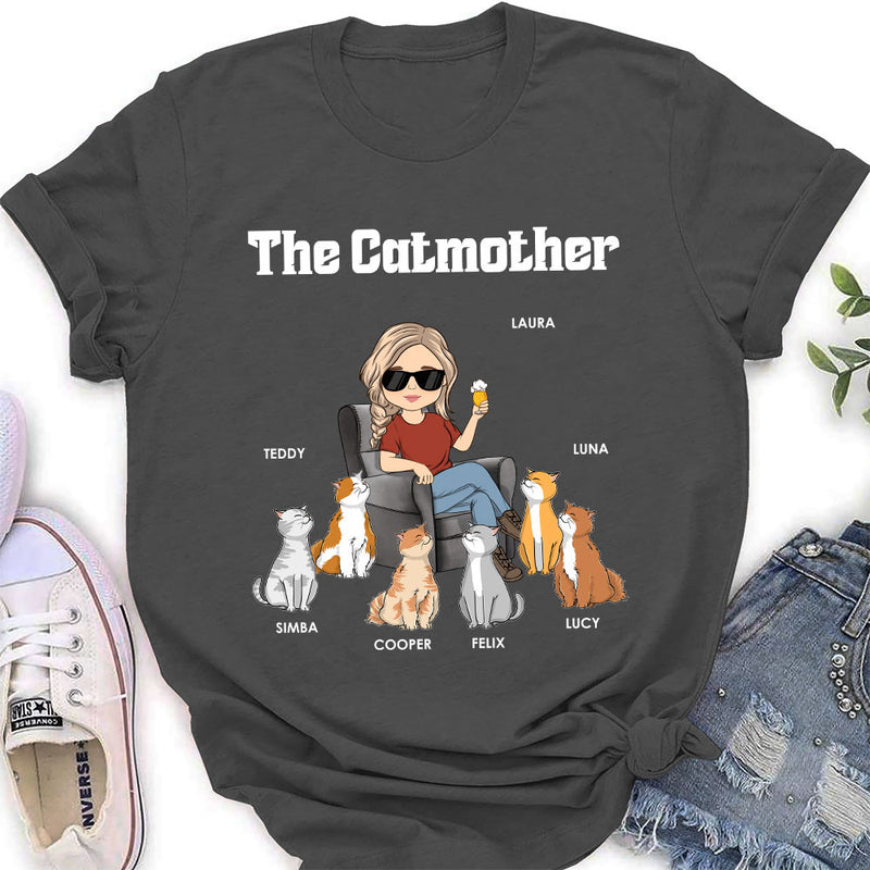 Mother Of Cats - Personalized Custom Women&