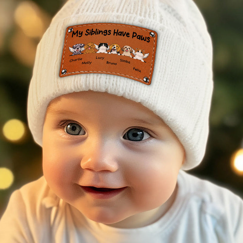 My Sibling - Protected By Dog - Personalized Custom Beanie