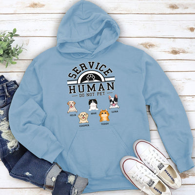 Pet Service Human Logo - Personalized Custom Hoodie