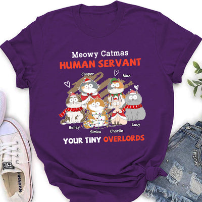 Meowy Catmas Servant - Personalized Custom Women's T-shirt