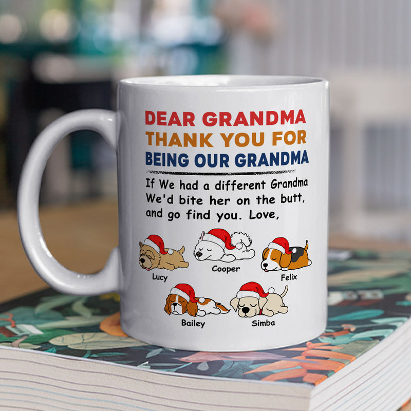 Bite The Butt Christmas - Personalized Custom Coffee Mug