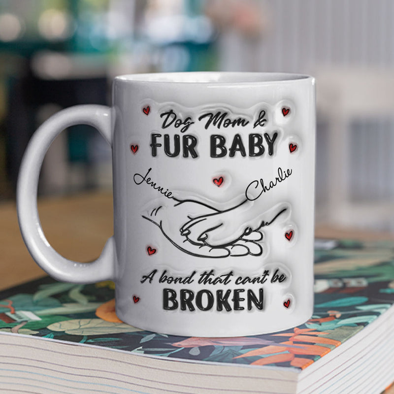 Dog Mom Fur Baby - Personalized Custom Coffee Mug