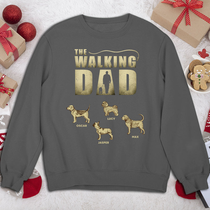 Walking Dad Vintage - Personalized Custom Sweatshirt