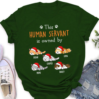 Servant Owned By - Personalized Custom Women's T-shirt