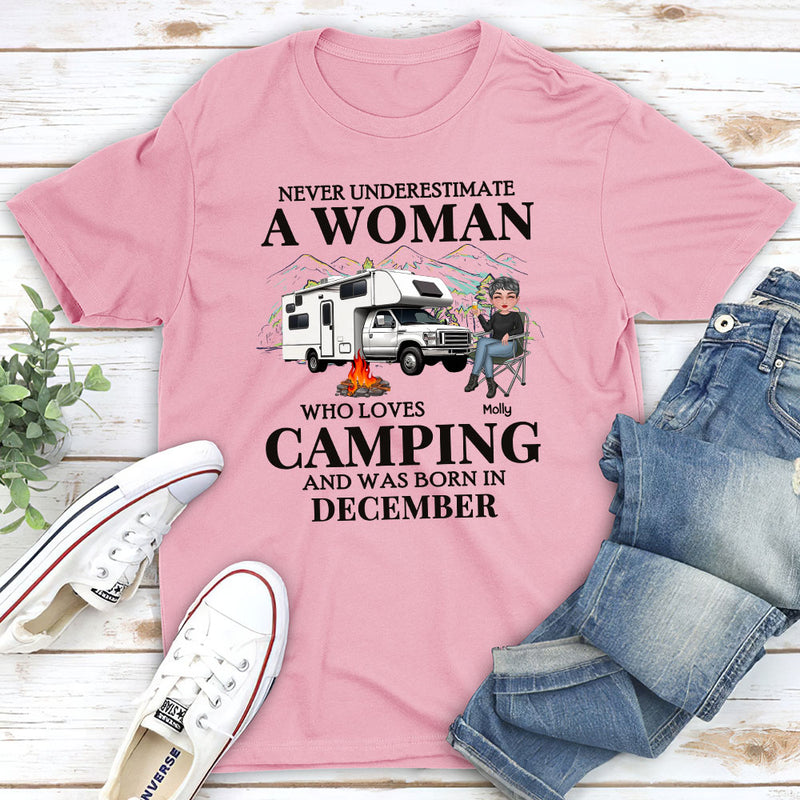 Monthly Camping - Personalized Custom Unisex T-shirt